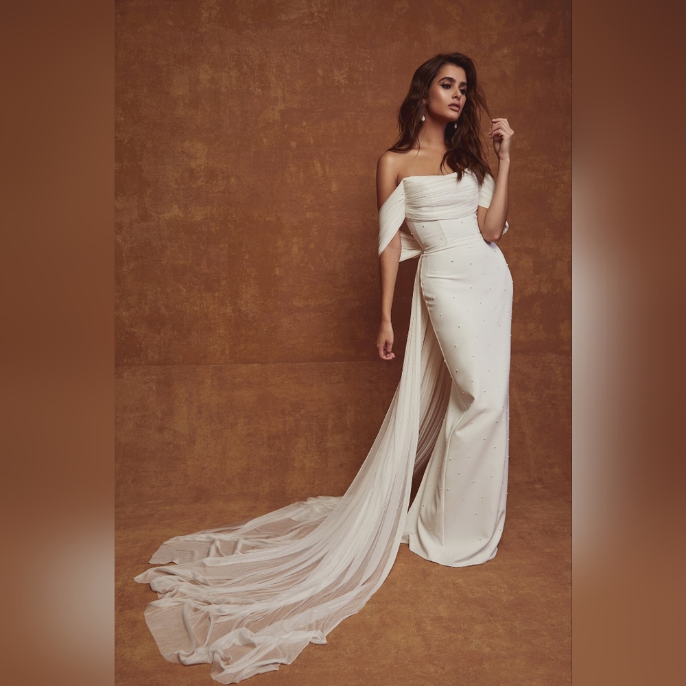 Sarah Seven Sandra - Pearl Wedding Gown